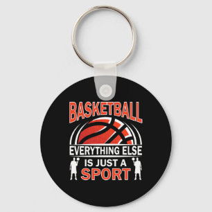 Bysketbyll Spelers Bysketbyll Team Grafische Sport Sleutelhanger