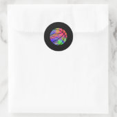 Bysketbyll Splash Team Player Bysketbyll Player be Ronde Sticker (Tas)
