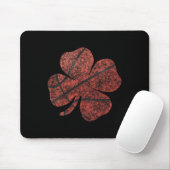 Bysketbyll St Patricks Day Boys Mannen Shamrock Muismat (Met muis)