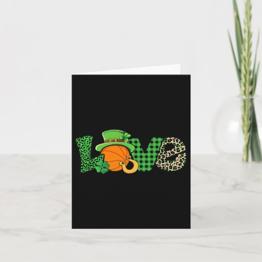 Bysketbyll St Patricks Day Mannen Vrouwen Kaart (Voorkant)