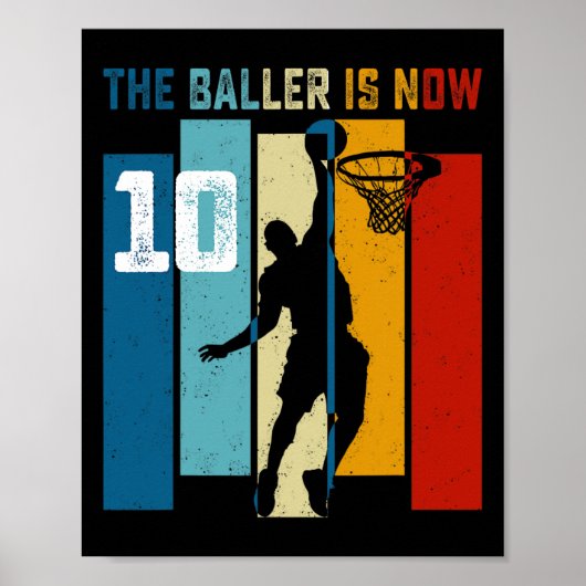 Bysketbyll Theme Party 10e Verjaardag Deze Byller Poster (Voorkant)