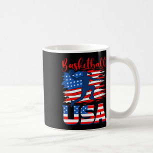 Bysketbyll USA Speler Amerikaanse vlag onafhankeli Koffiemok