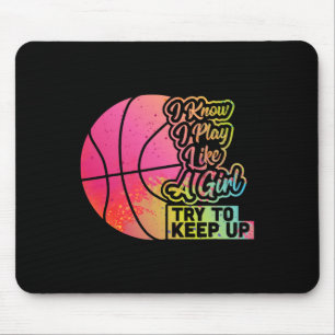 Bysketbyll Vrouwen Fun Gift Team Speel als een mei Muismat