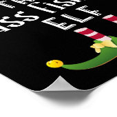 Byss Vis Elf Groep Kerst Grappige Pyjama Partij Poster (Hoek)