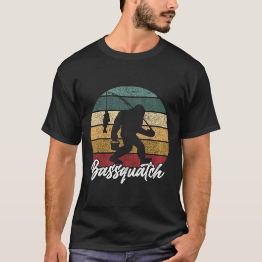 Byssquatch! Byss Visser Sasquatch Grappig Bigfoot T-shirt (Voorkant)