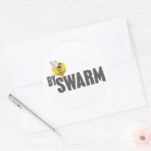 bySwarm stickers - wit (Envelop)