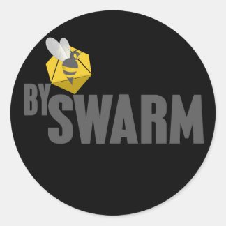 bySwarm stickers - zwart