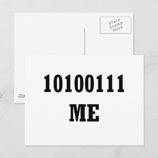 Byte me briefkaart (Voorkant / Achterkant)