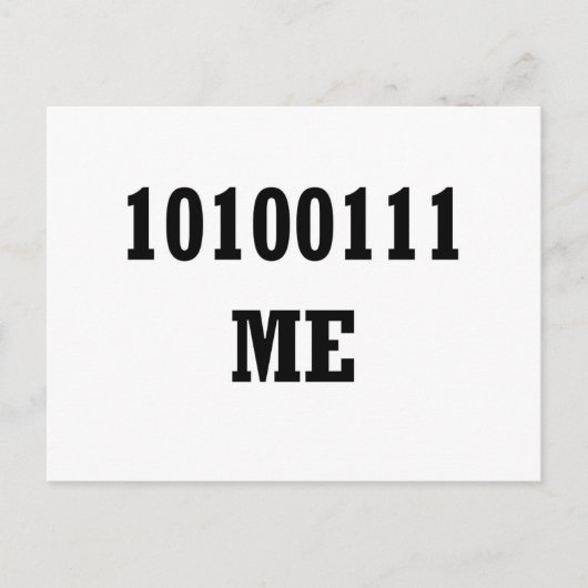 Byte me briefkaart (Voorkant)