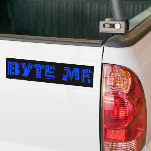 Byte Me Computer Circuit Board Bumpersticker (Op Truck)
