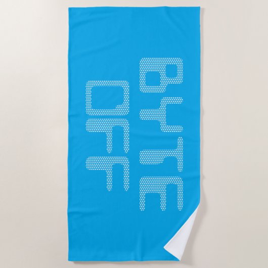 Byte off strandlaken (Voorkant)