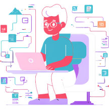 Byte Vision - T-shirt "Code the Future"