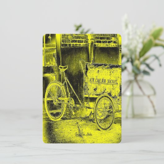 Bywater Fiets Feestdagenkaart (Staand voorkant)