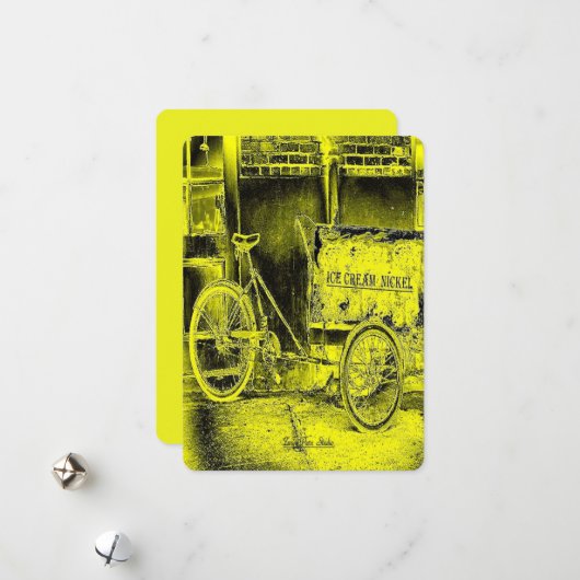 Bywater Fiets Feestdagenkaart (Voorkant / Achterkant in situ)