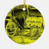 Bywater Fiets Keramisch Ornament (Voorkant)