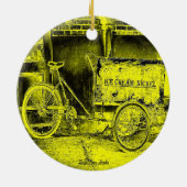 Bywater Fiets Keramisch Ornament (Achterkant)