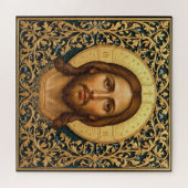 Byzantijns Christus-icoon - Jezus Legpuzzel (Horizontaal)