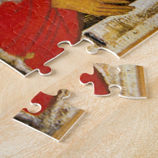 Byzantijns icoon van aartsengel Michael Legpuzzel (Zijkant)