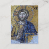 Byzantijns icoon van de Kaart van het begrafenisge Plaatskaartje (Voorkant)