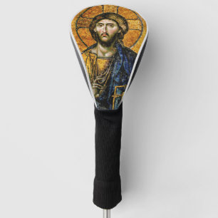 Byzantijns icoon van Jezus Christus Orthodox Chris Golfheadcover
