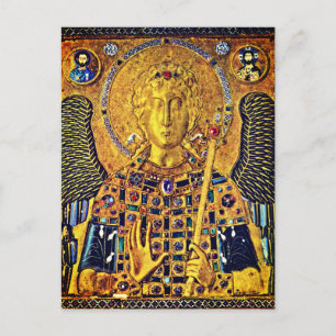 Byzantijns icoon van St Michael Briefkaart