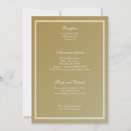 Byzantijns katholiek Glas in lood Weddenschap Kaart (Achterkant)