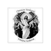Byzantijns-orthodoxe oosterse ritus opstanding rubberstempel (Afrduk)