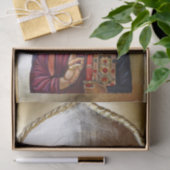 Byzantijns stijlpictogram van Christus-pantocrator Tissuepapier (Geschenk)