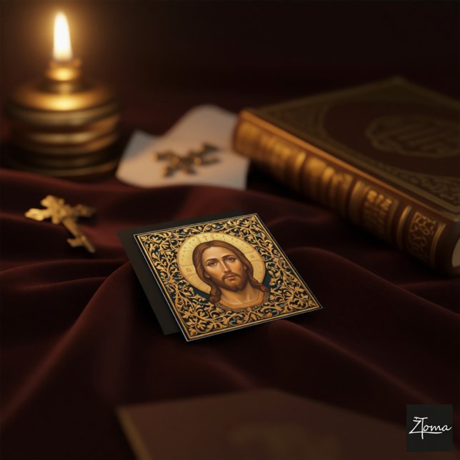 Byzantijnse Christus-icoon - Jezus (Creator heeft geüpload)