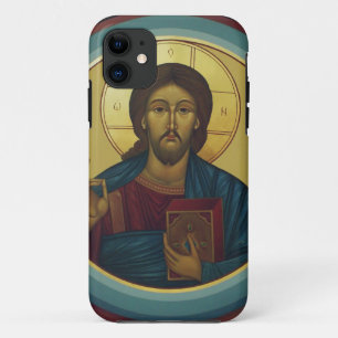 Byzantijnse Christus Pantocrator Ronde Mozaïek Kun Case-Mate iPhone Case