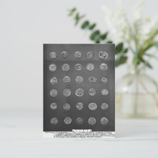 Byzantijnse en Romeinse munten, 4 tot 10e eeuw Briefkaart (Staand voorkant)