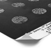 Byzantijnse en Romeinse munten, 4 tot 10e eeuw Poster (Hoek)