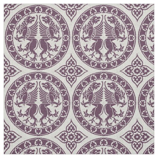Byzantijnse Griffins stof (Swatch)