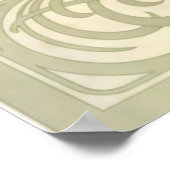 Byzantijnse hoofden Brunette door Alphonse Mucha Poster (Hoek)