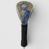 Byzantijnse icoon van Jezus Christus en de evangel Golfheadcover (Voorkant)