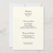 Byzantijnse katholieke ivoren bruiloft kaart (Achterkant)