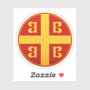 Byzantijnse Keizerlijke Vlag Embleem Sticker
