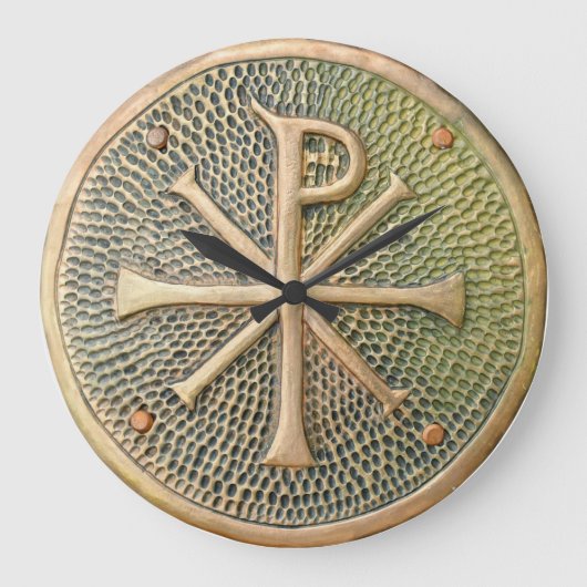 Byzantijnse kruissymbool metalen medallion history grote klok (Voorkant)