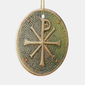 Byzantijnse kruissymbool metalen medallion history keramisch ornament (Rechts)