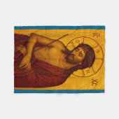 Byzantijnse orthodoxe icoon van Jezus Christus de Fleece Deken (Voorkant (Horizontaal))