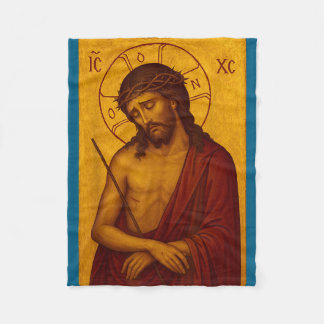 Byzantijnse orthodoxe icoon van Jezus Christus de Fleece Deken