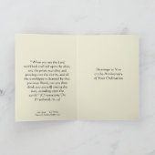 Byzantijnse Orthodoxe Oosterse ritus Priesterwijdi Feestdagen Kaart (Binnen)