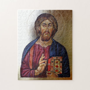 Byzantijnse Pictogram van Christus Pantocrator Legpuzzel
