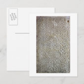 Byzantijnse plaat met kruisvormige decoratie, 12e- briefkaart (Voorkant / Achterkant)