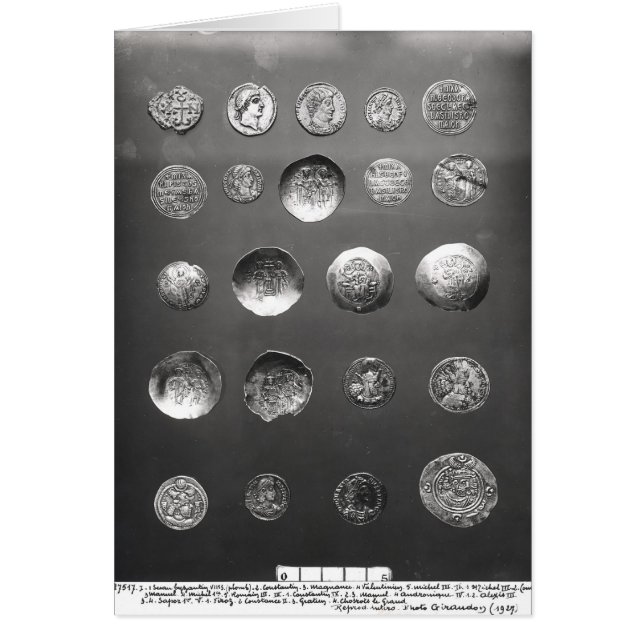 Byzantijnse, Romeinse en Sassaniaanse munten (Voorkant)