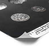 Byzantijnse, Romeinse en Sassaniaanse munten Poster (Hoek)