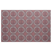 Byzantijnse vogels, Cranberry rood Stof (Yard (91,4 cm))