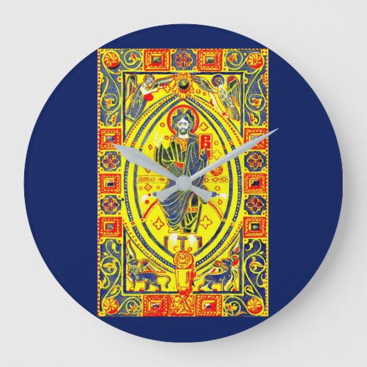 Byzantijnse volkskunst Jesus Grote Klok (Voorkant)