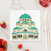 Byzantine Architecture Teal Dome Cathedral Servet (Insitu)