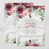 BYZANTINE Betrothal Crowning Weddenschap Floral Cr Kaart (Voorkant / Achterkant)